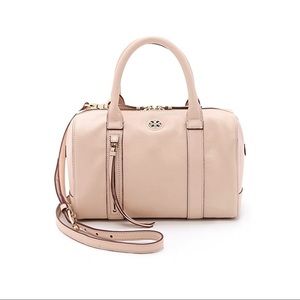 Tory Burch Brody Small Satchel - Light Oak